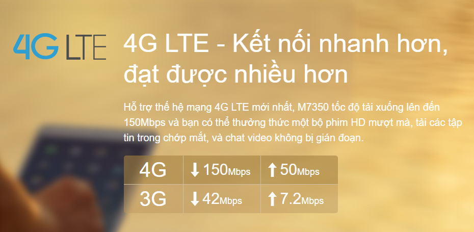 Trên tay TP-Link M7350 – Wifi Di Động 4G LTE-Advanced