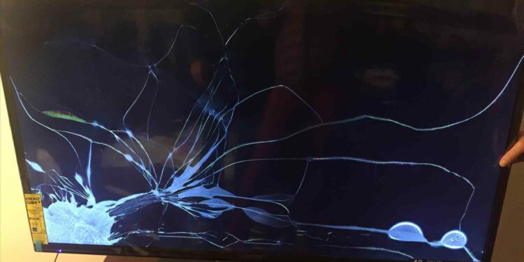 how to repair a tv screen