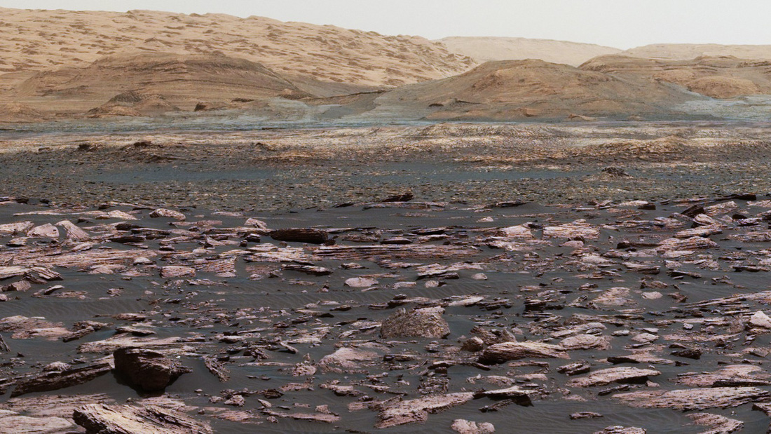 Đã từng có những đại dương và dòng sông chảy trên bề mặt sao Hỏa - Ảnh: NASA