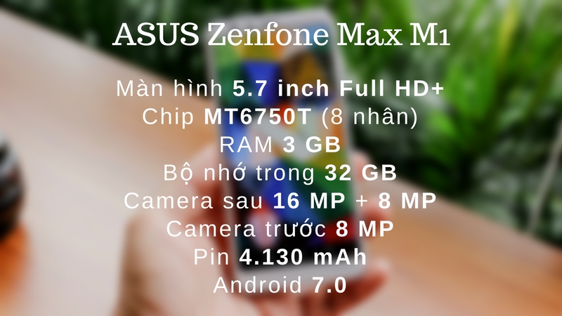 Cấu hình Zenfone Max Plus M1