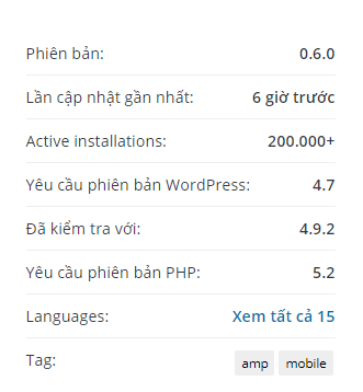 Plugin AMP for WordPress cập nhật tính năng mới cho phép tắt xem trước và tắt AMP
