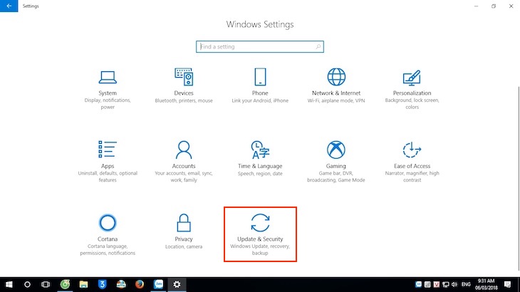 Cách định vị laptop trên hệ điều hành Windows 10