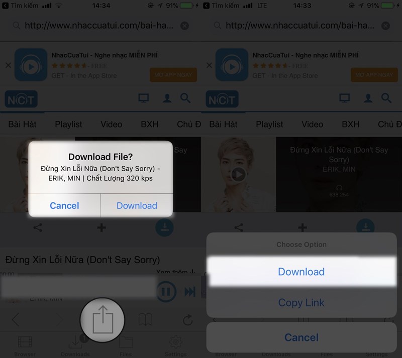 Cách download một file bất kỳ trên mạng xuống iPhone – Rất dễ làm