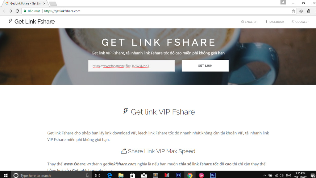 Get link Fshare, 4Share nói không với quảng cáo pop-up khó chịu