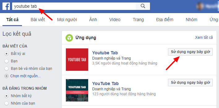 Cách thêm Tab Youtube vào Fanpages trên Facebook