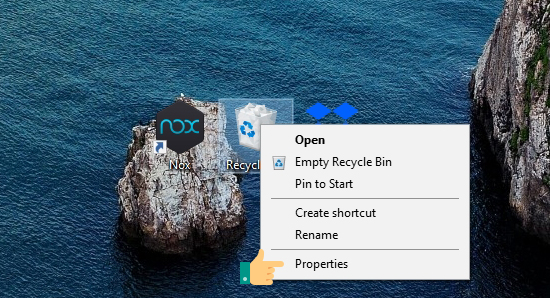 Cách giới hạn dung lượng Recycle Bin trên máy tính Windows 10