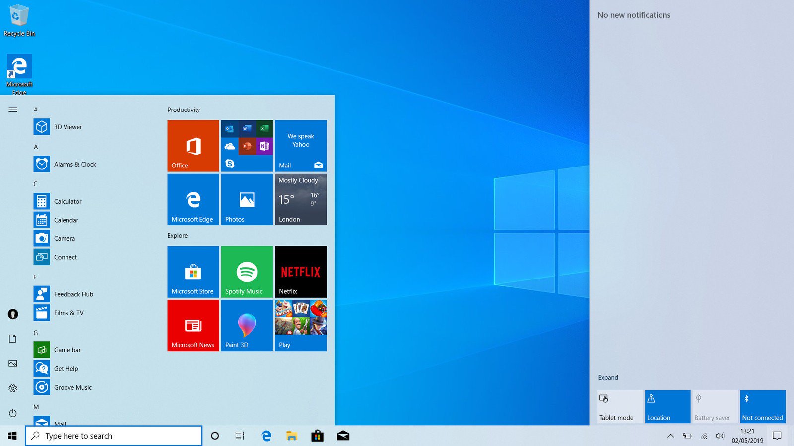 ập nhật Windows 10 May 2019 với giao diện Light đẹp, Update Now!