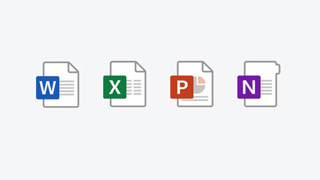 Microsoft cập nhật biểu tượng tập tin Office mới