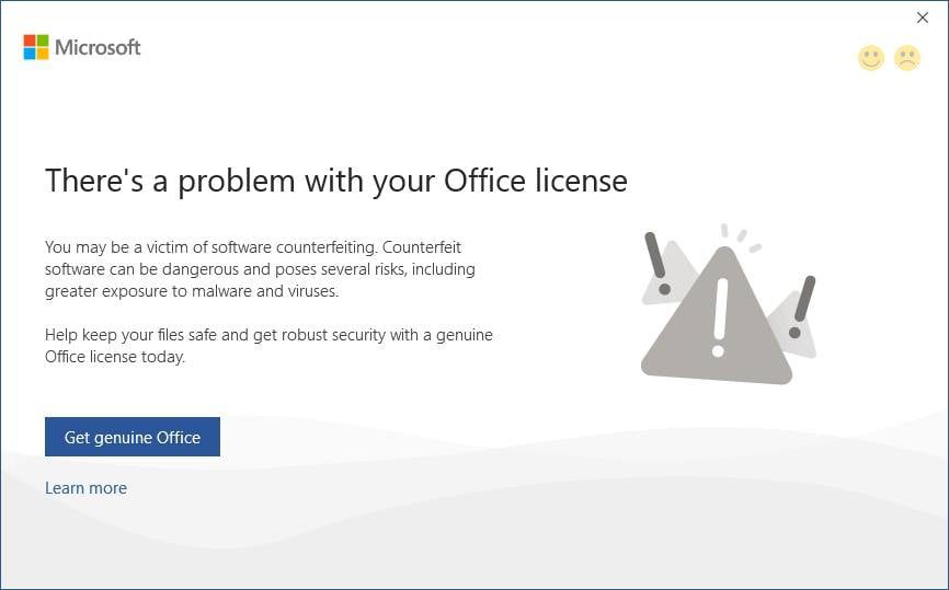 Hướng dẫn fix lỗi Your license is not genuine của Office