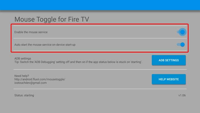 Install Mouse Toggle for Fire TV-how to connect Airpods to Fire TV
