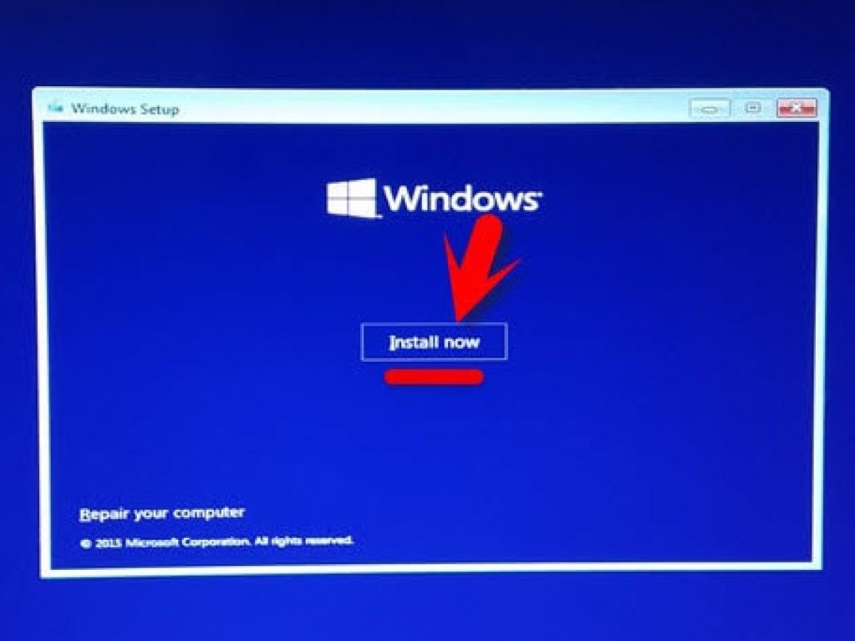 how to install windows 10 from usb