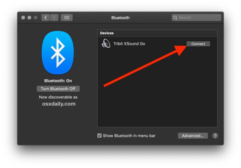 how to connect bluetooth speakers to macbook 