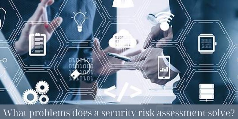 What problems does a security risk assessment solve?